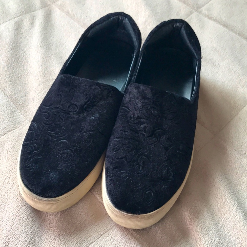 Black Velvet Sneakers